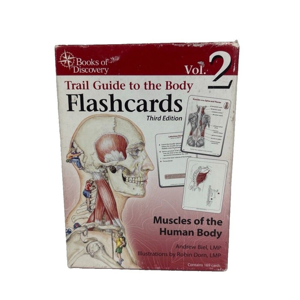 Trail Guide to the Body Flashcards Volume 2: Muscles of the Human Body EUC